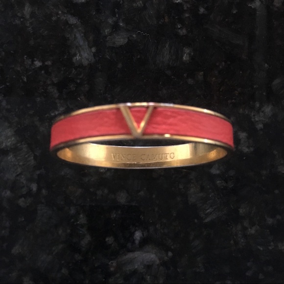 vince camuto Red V Shape Logo Bracelet - Picture 2 of 5